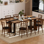 Rustic Large Dining Table for 8 People