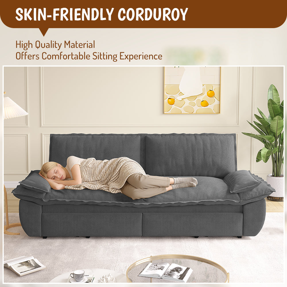 3-in-1 Convertible Sleeper Sofa Bed