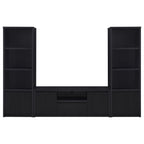 Sloat Contemporary TV Stand and Media Towers Set