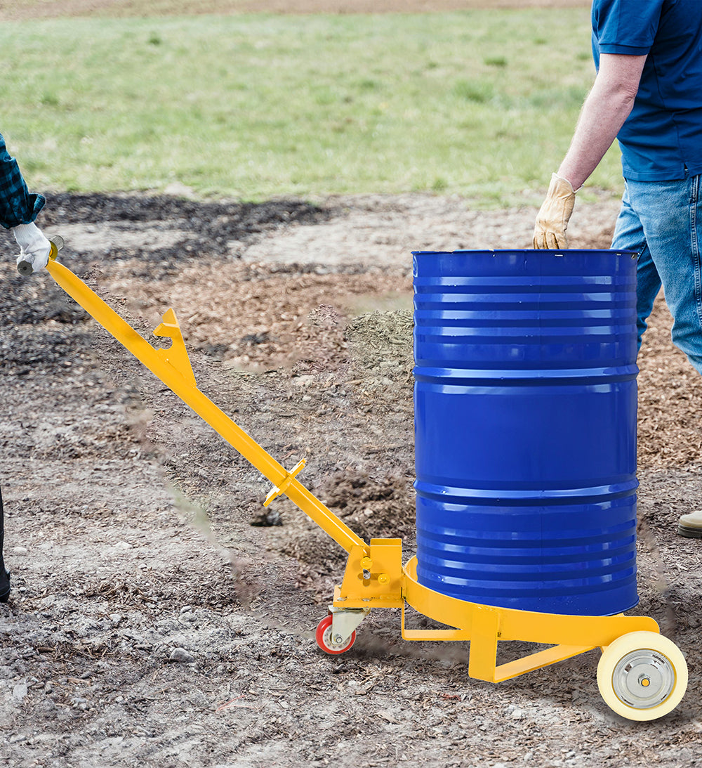 55 Gallon Drum Dolly with 1200lbs Capacity