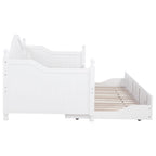 White Twin Daybed with Trundle