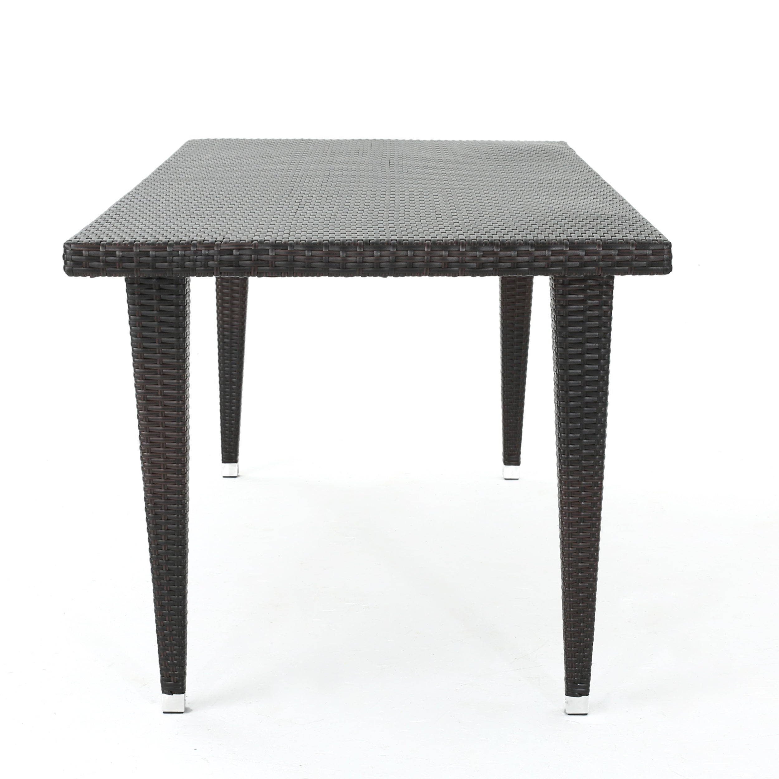 9 PCS Outdoor Wicker Dining Set - Modern Rattan Table and Chairs