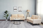 Beige Loveseat