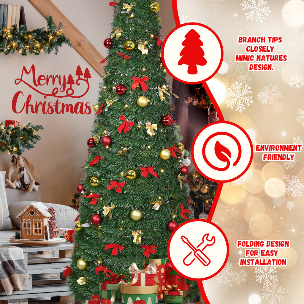 7FT Pop Up Christmas Tree