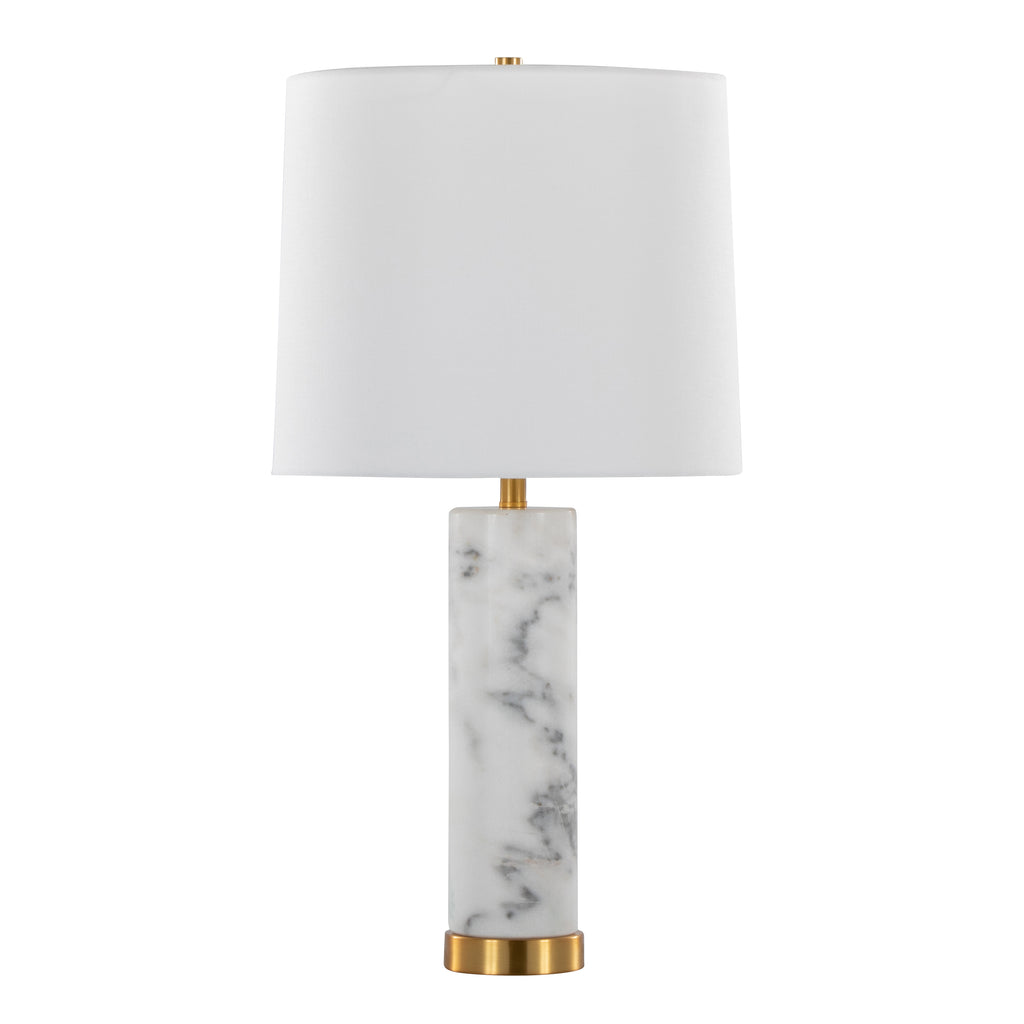 Marabella 26" Contemporary Marble Table Lamp