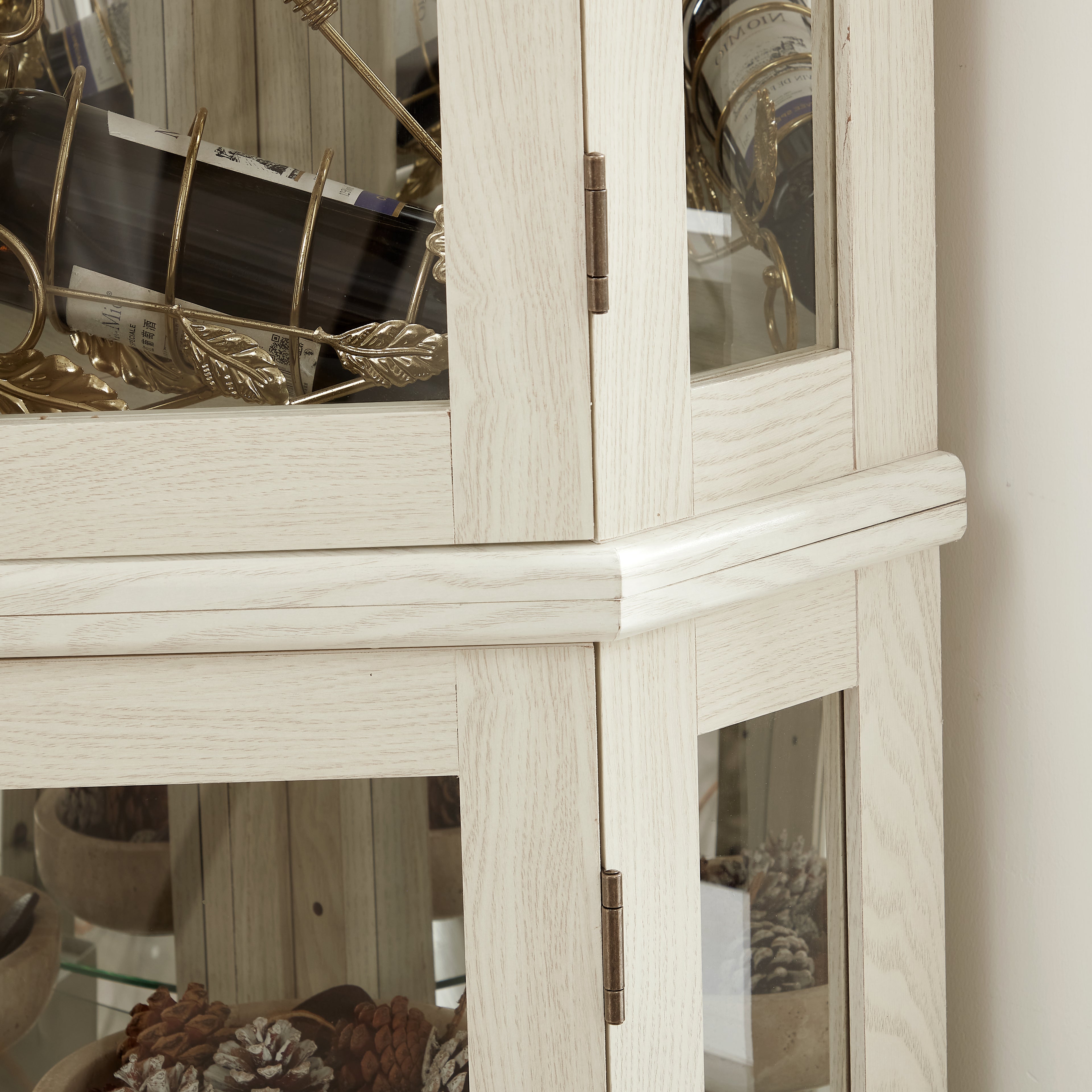 Lighted Corner Curio Cabinet