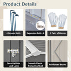12x14 ft Outdoor Metal Storage Shed