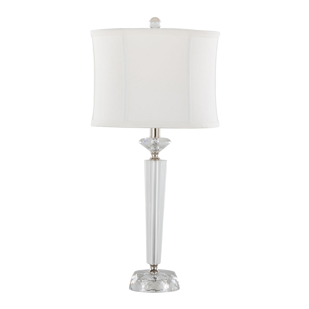 Diamond Torch 25.75" Contemporary Crystal Table Lamp