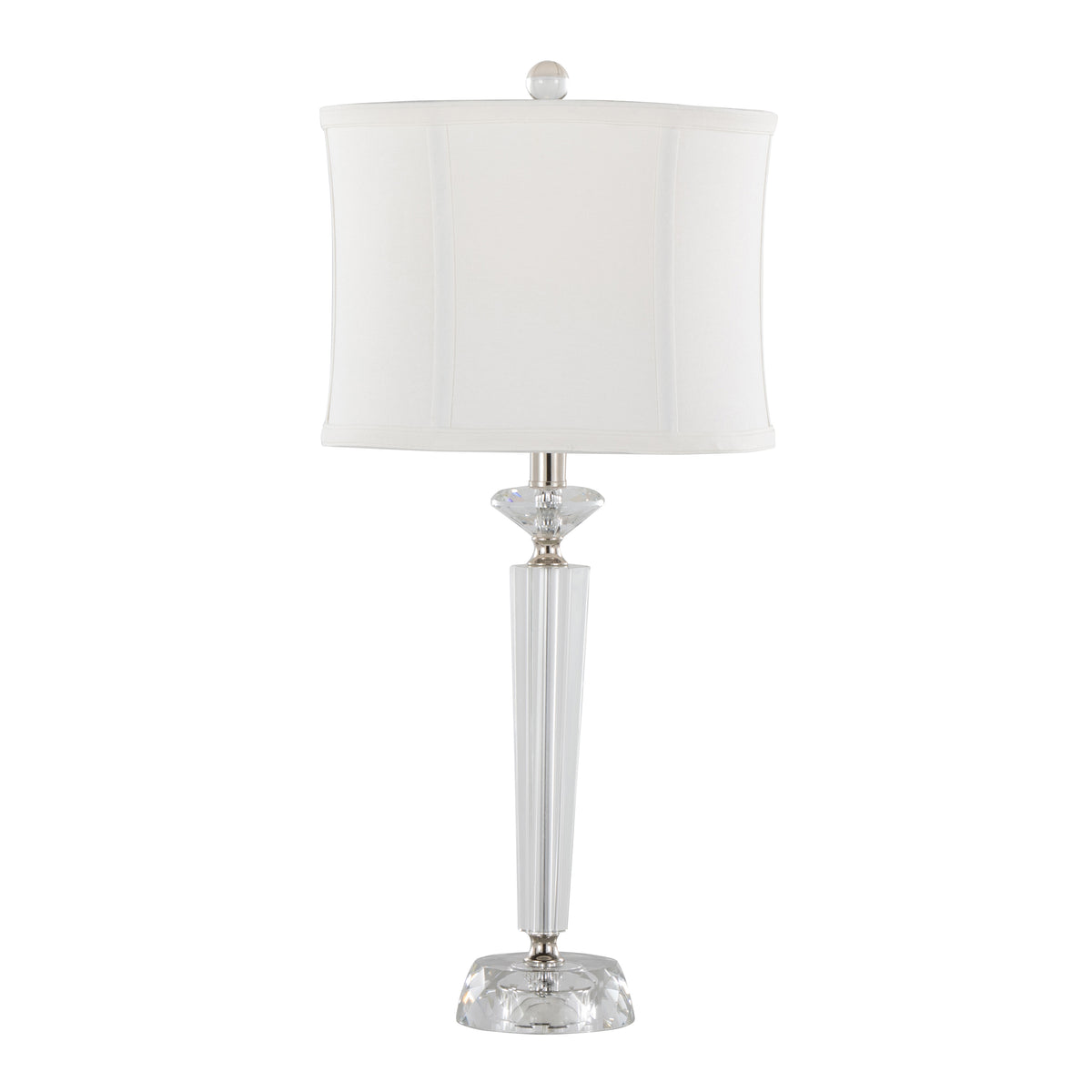 Diamond Torch 25.75" Contemporary Crystal Table Lamp