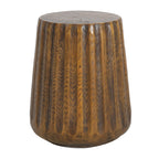 MGO Outdoor Indoor Side Table - Durable Tree Stump Style