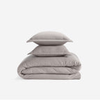 BedGear Performance Duvet Set, King - Taupe/Arrowhead