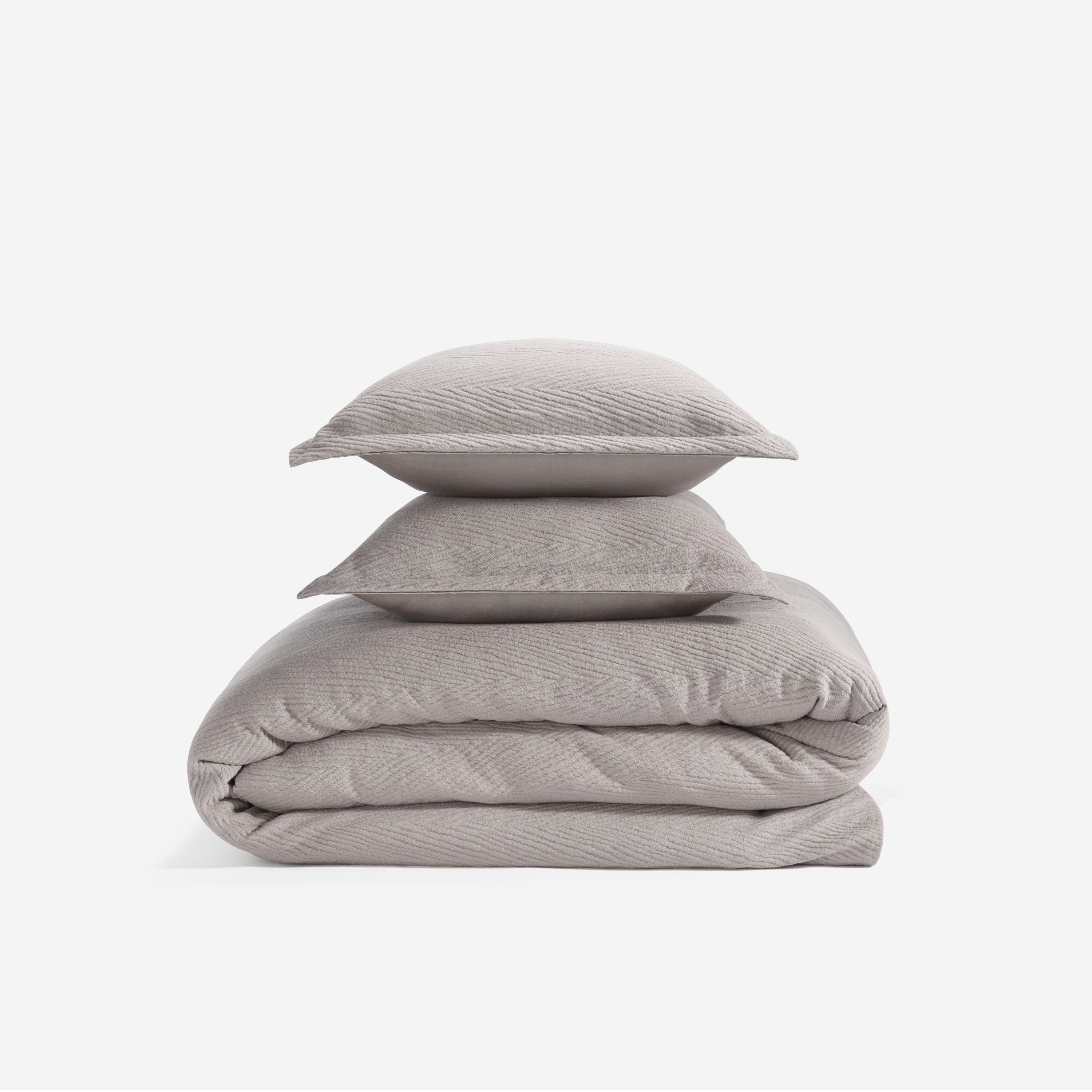 BedGear Performance Duvet Set, King - Taupe/Arrowhead