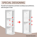 12" Bathroom Wall-Mounted Storage Rack