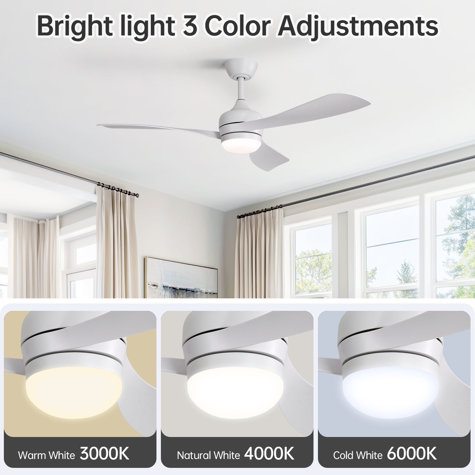 52-Inch Ceiling Fan With Remote Control
