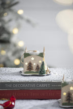 Decorative Hanging Christmas Tree Tent Ornaments - Set of 6
