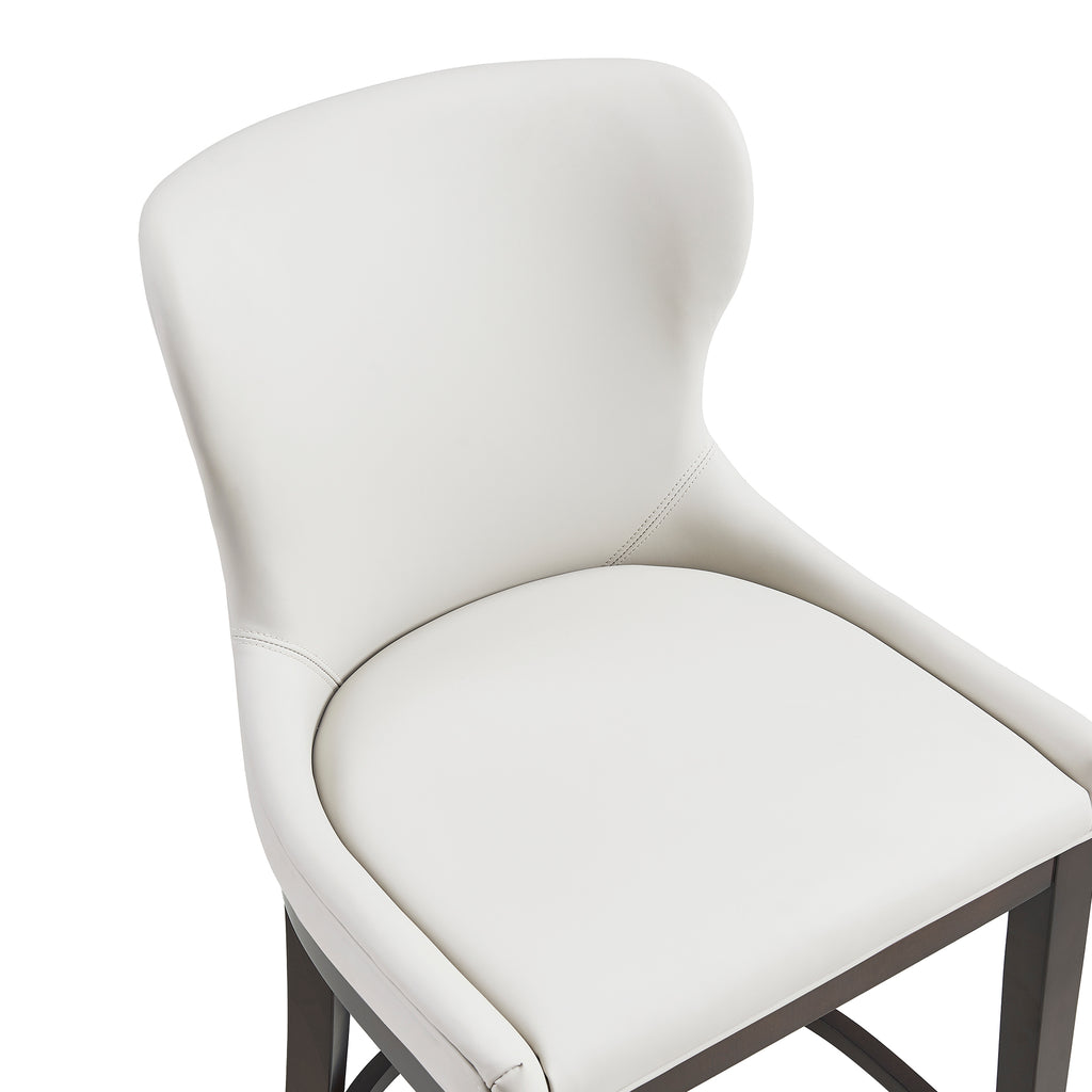 Blair Wood Upholstered Counter Stool