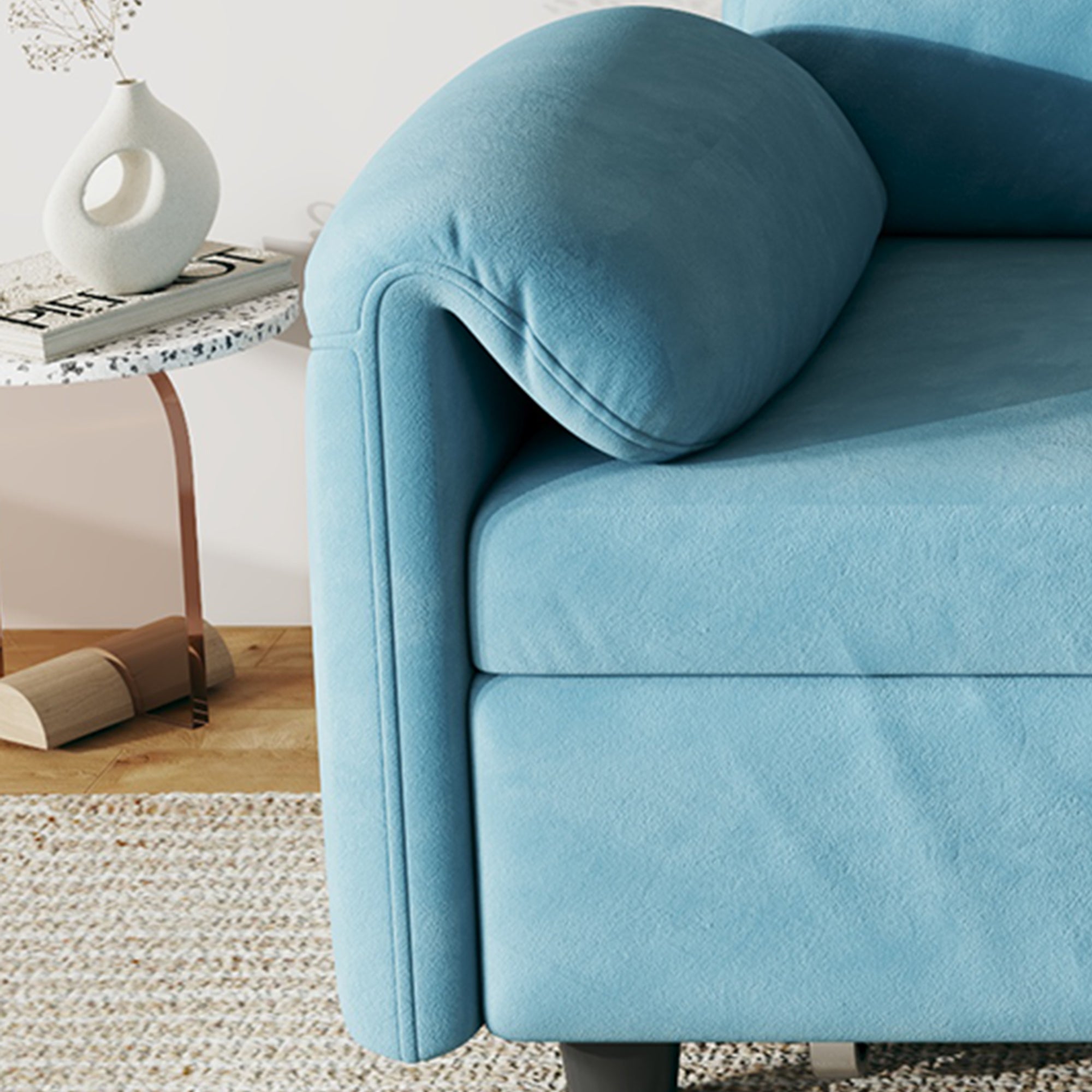 Sofa Showcase: 54" Velvet