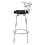 Barstool, Set Of 2, Swivel, Bar Height