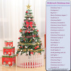 5ft Artificial Christmas Tree with LED Energy-Saving Lights