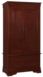 Elegant Cherry Wood Armoire