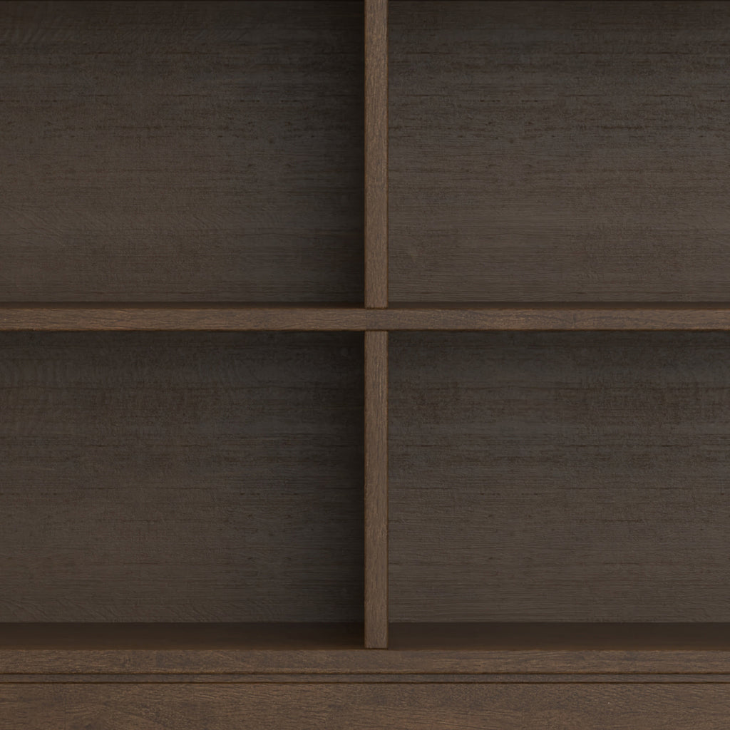 Harper 4-Shelf Low Bookcase