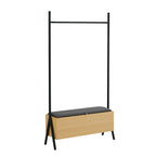 Modern Paloma Open Hanging Closet with Storage