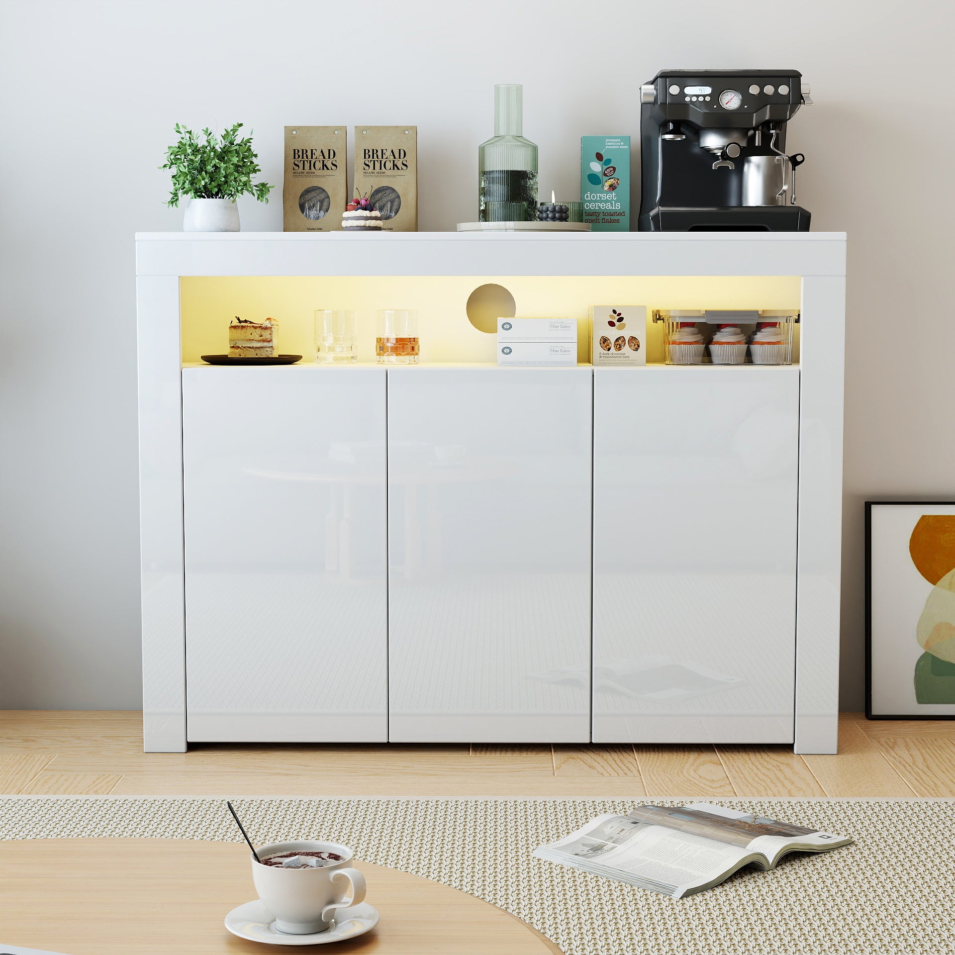 Living Room Sideboard Storage Cabinet