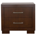Polk Cappuccino 2-Drawer Nightstand