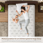 12'' Hybrid Mattress - King, Memory Foam & Pocket Springs