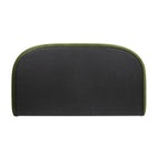 Archie Puffy Grounded Upholstered Platform Bed, Olive
