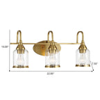 Twilight Brushed Three Light Vanity Light