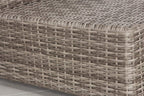 Fully Assembled Outdoor Ottoman with Cushion