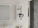 12" Bathroom Wall-Mounted Storage Rack
