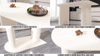 63" Modern MDF Dining Table
