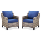 Outdoor Patio Arm Chairs Set of 2