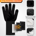 BBQ Gloves – 1472°F Heat Resistant Fireproof Mitts