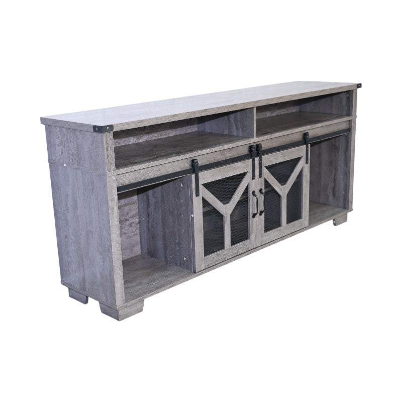 65.3" TV Stand with LED Light Strips