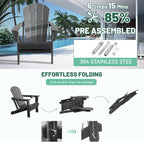 Adirondack Chair - Gray