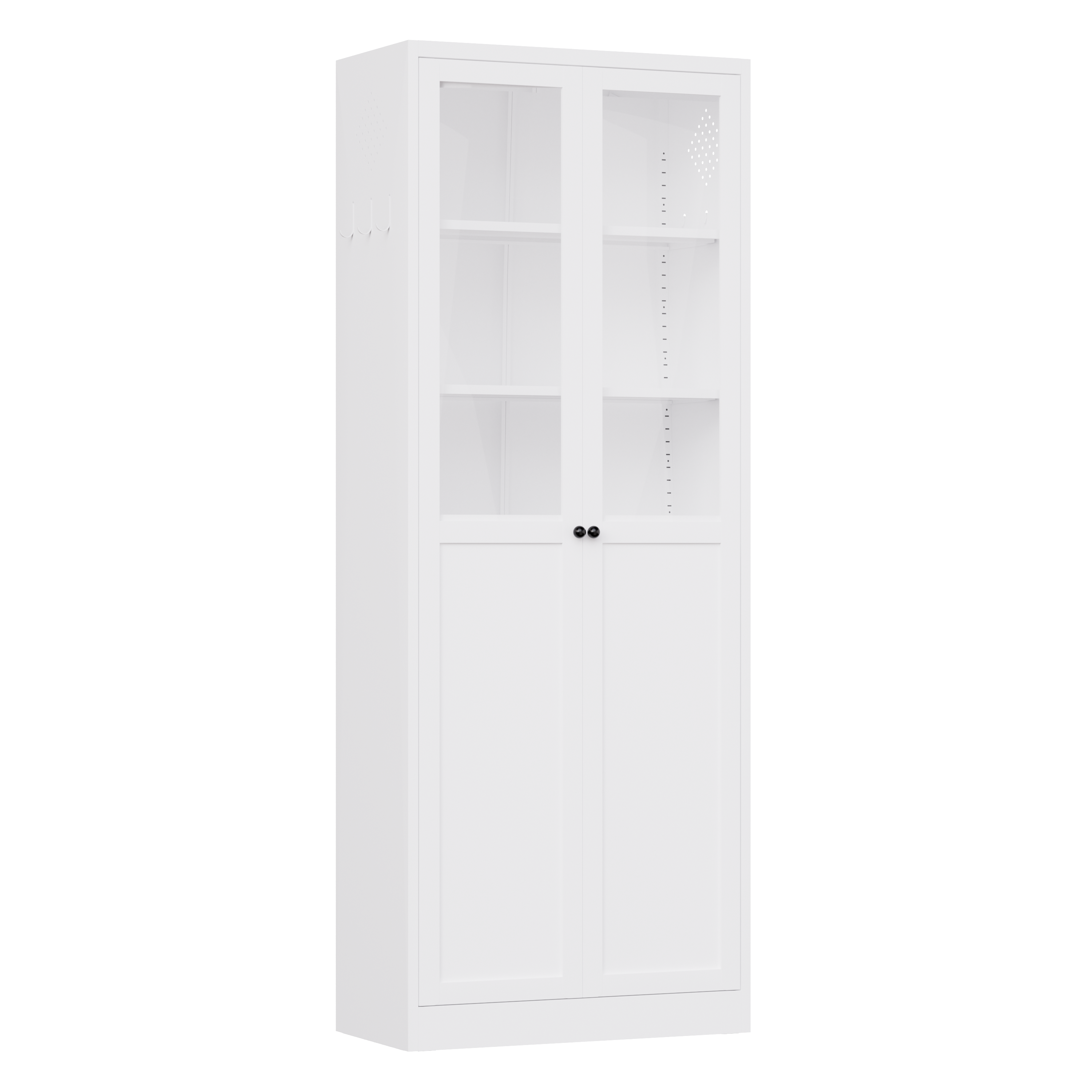72" Metal Kitchen Pantry Cabinet with Doors & Shelves