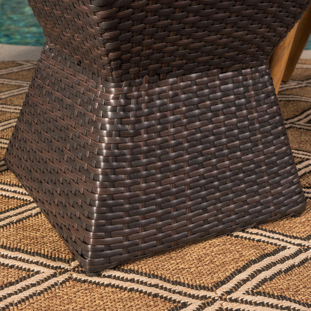 Calhoun 16 Outdoor Wicker End Table