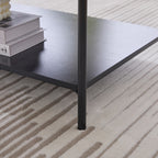 30.7" Wide Upholstered Ottoman Coffee Table Foot Rest