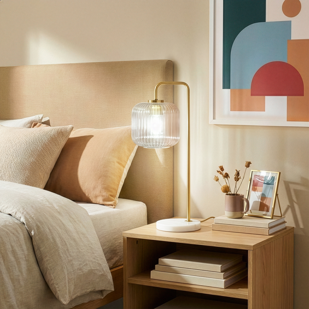 Haven Clear Glass Table Lamp