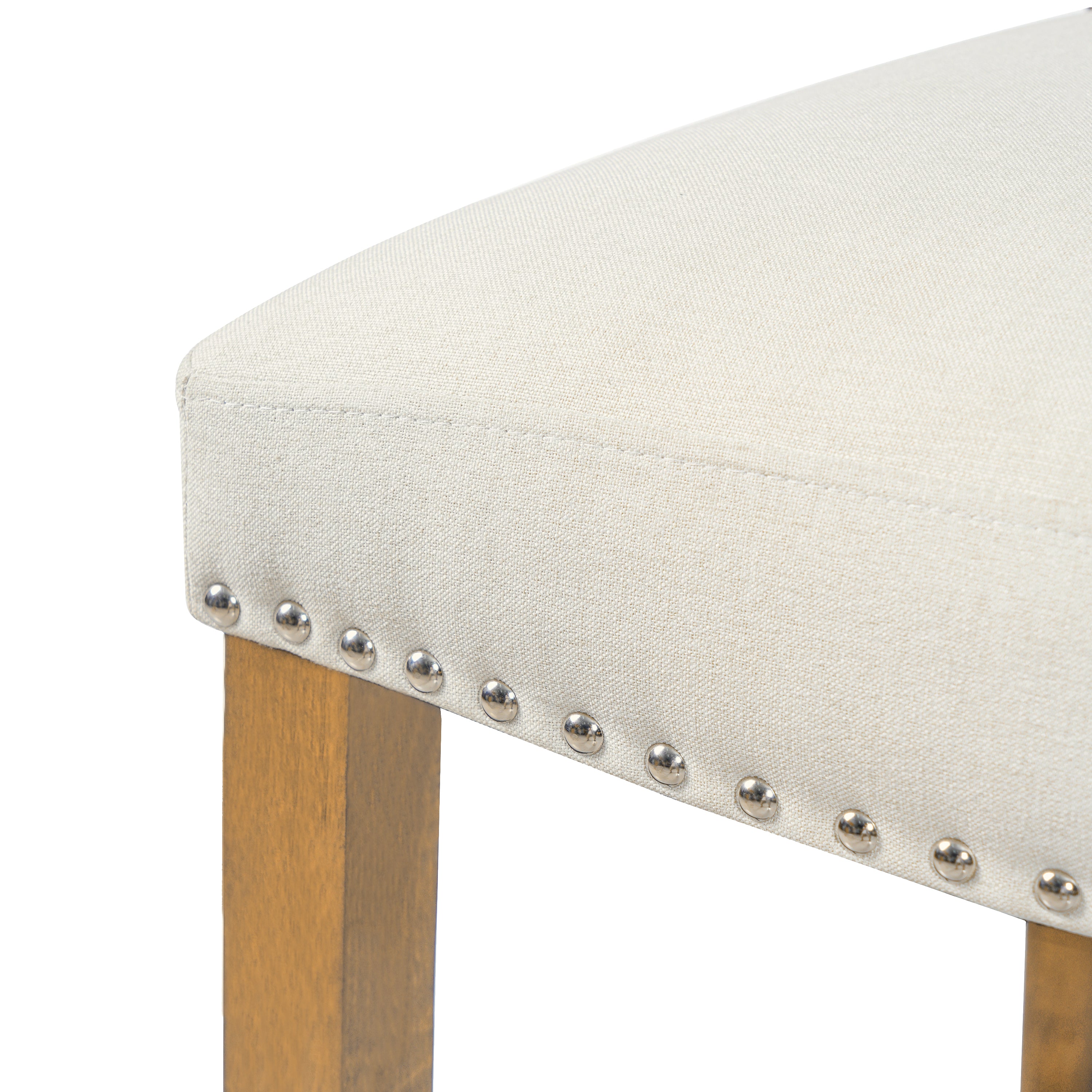 Barstools With Rivet Decoration Set of 2