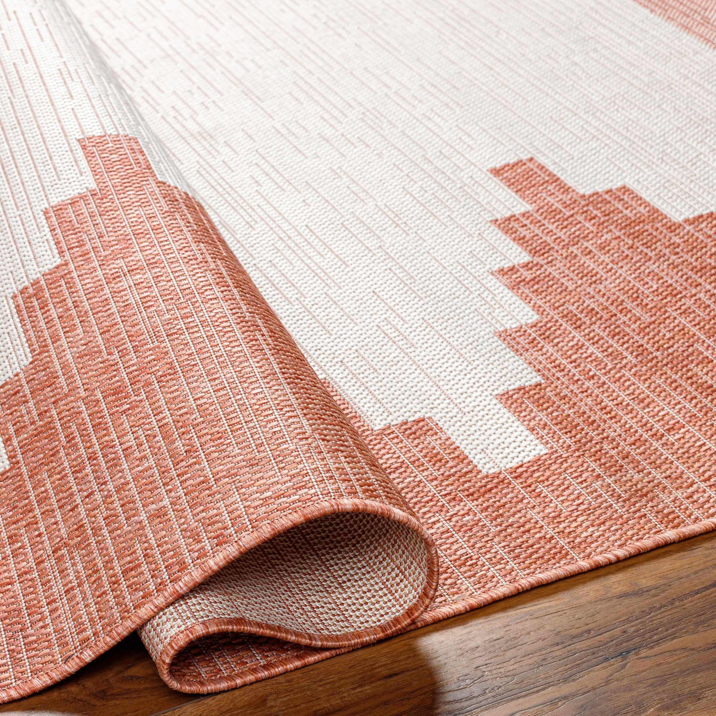 Djugun Peach Fuzz Indoor & Outdoor Area Rug