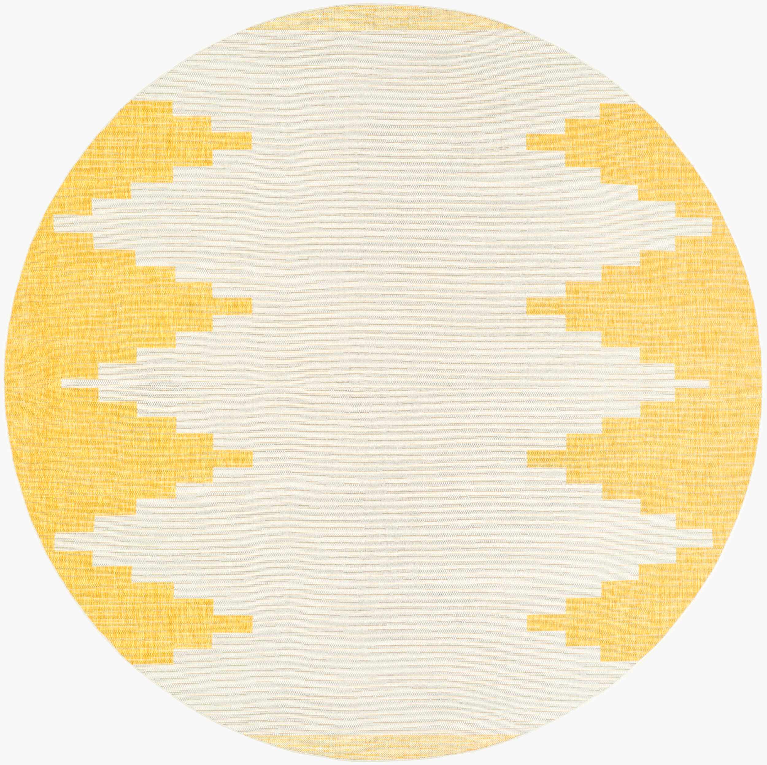 Djugun Yellow Outdoor Rug - Clearance