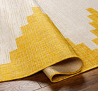 Djugun Yellow Outdoor Rug - Clearance