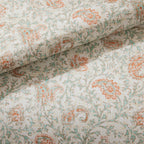9 Piece Cotton Percale Comforter Set Coral King
