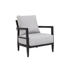 Modern Outdoor Fully Weld Lounge Chair – Premium Aluminum Frame in Ember