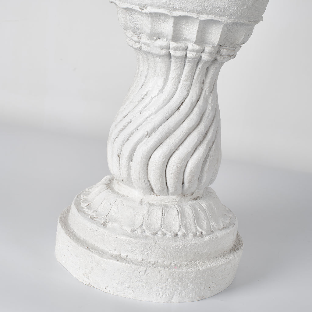 16.54" Garden Bird Bath Statue, Resin