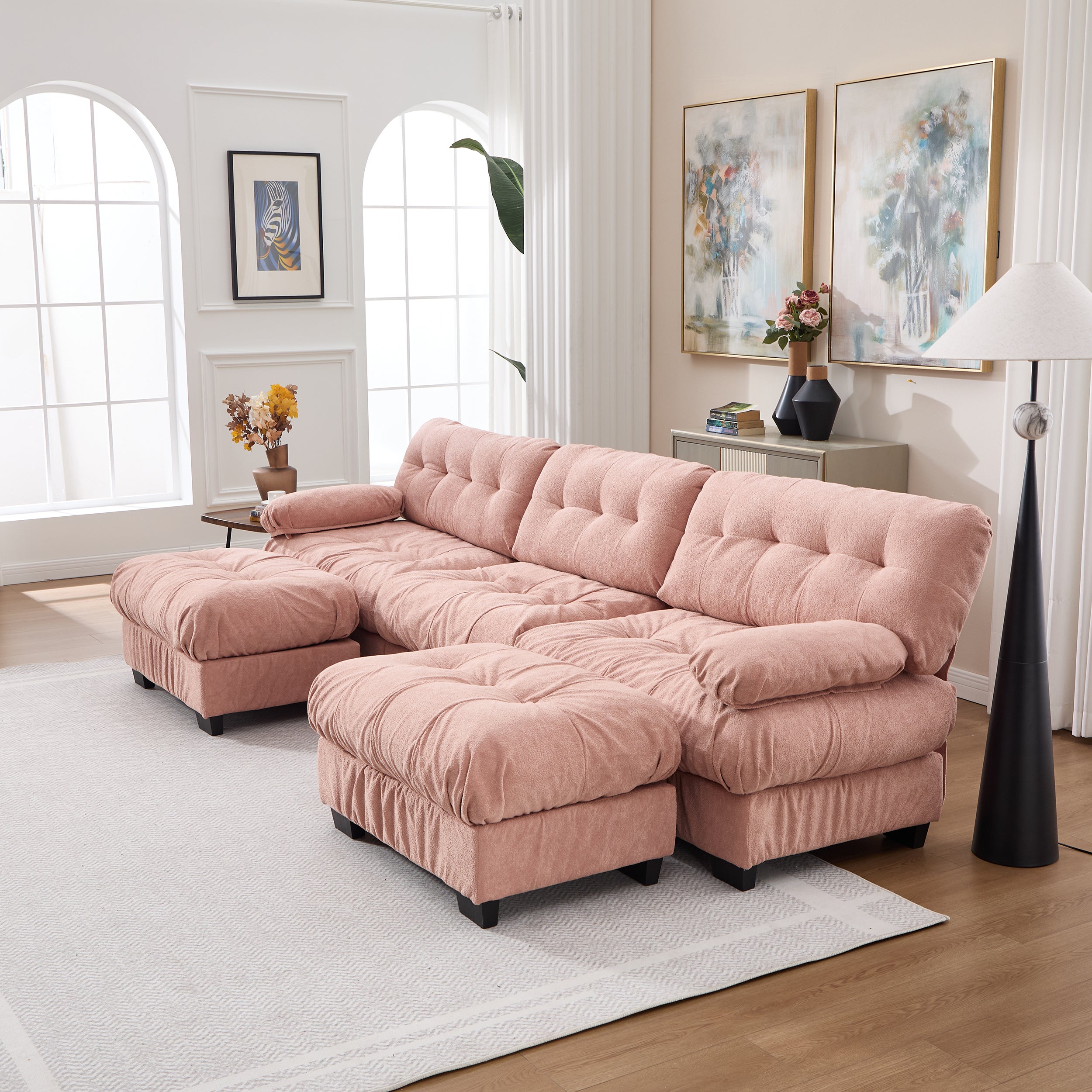 U Shaped Couch Modular Sectional Sofa
